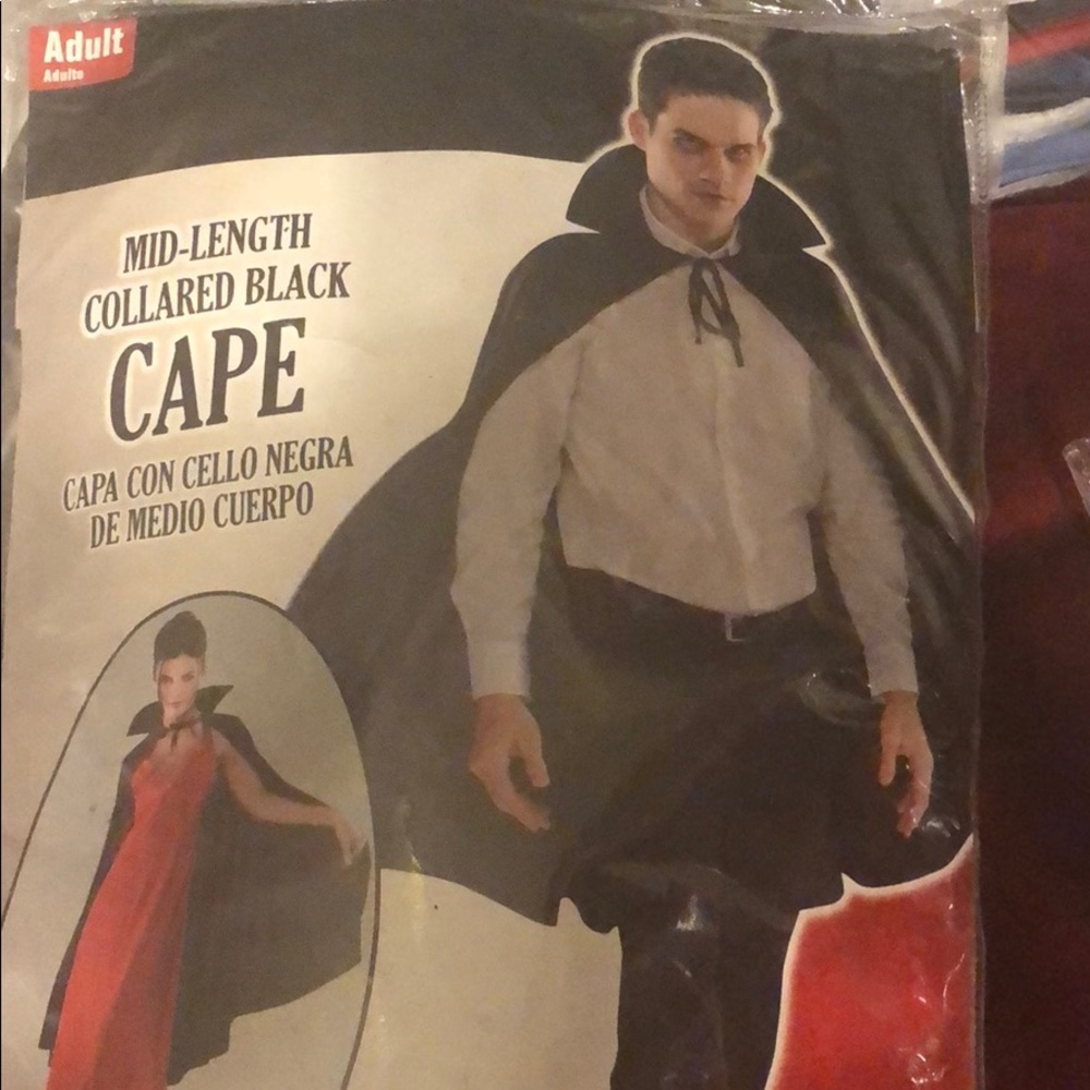 Unisex Mid-Length Collared Cape
